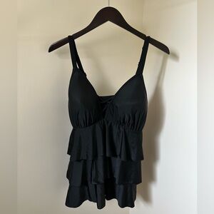Cacique Swim Top with Ruffles - Size 20